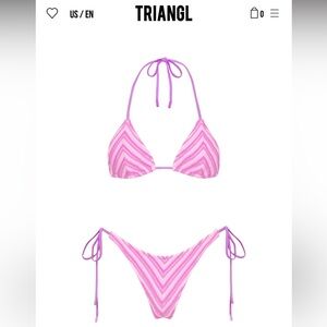 Vinca-Lotus Pink bikini from Triangle
